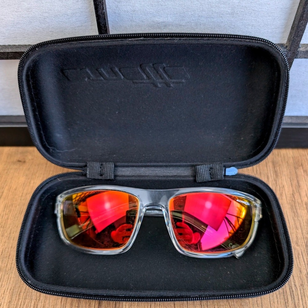 Arnette Borrow AN4259 Clear Red Mirror Sustainable Sunglasses Mens 4259-2634/F6